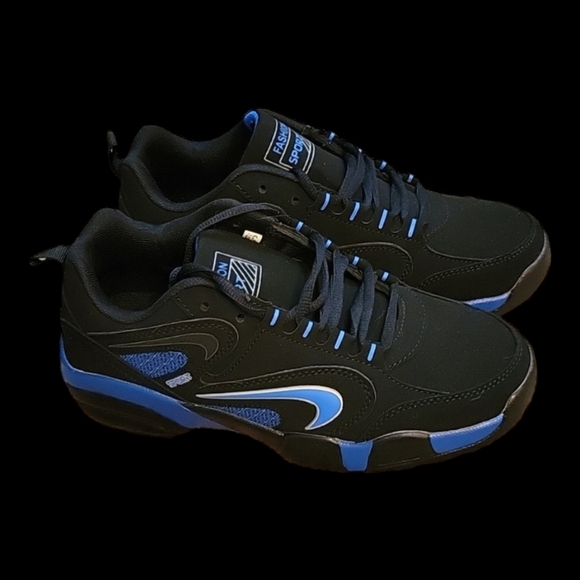 Fashion Sport Other - NWOT Men's US 6.5 Casual Fashion Sport Tennis Shoes, Black & Blue